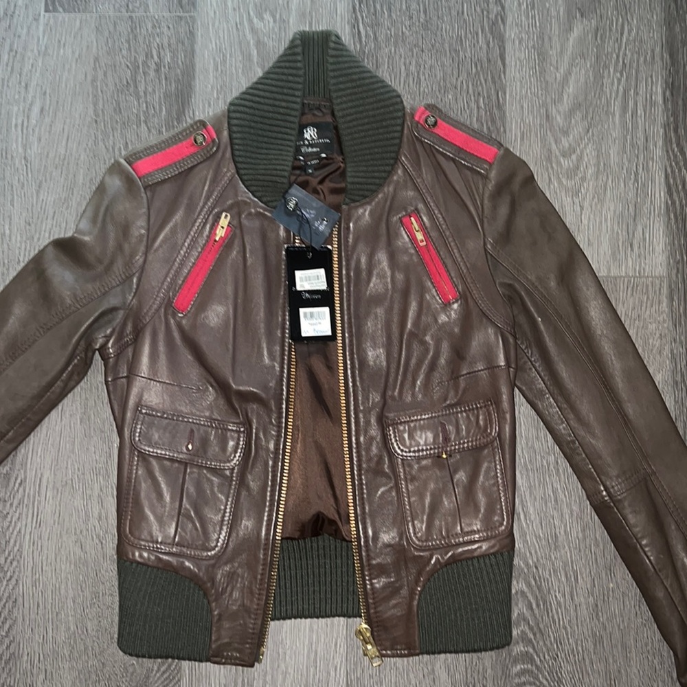 Rock and republic leather jacket